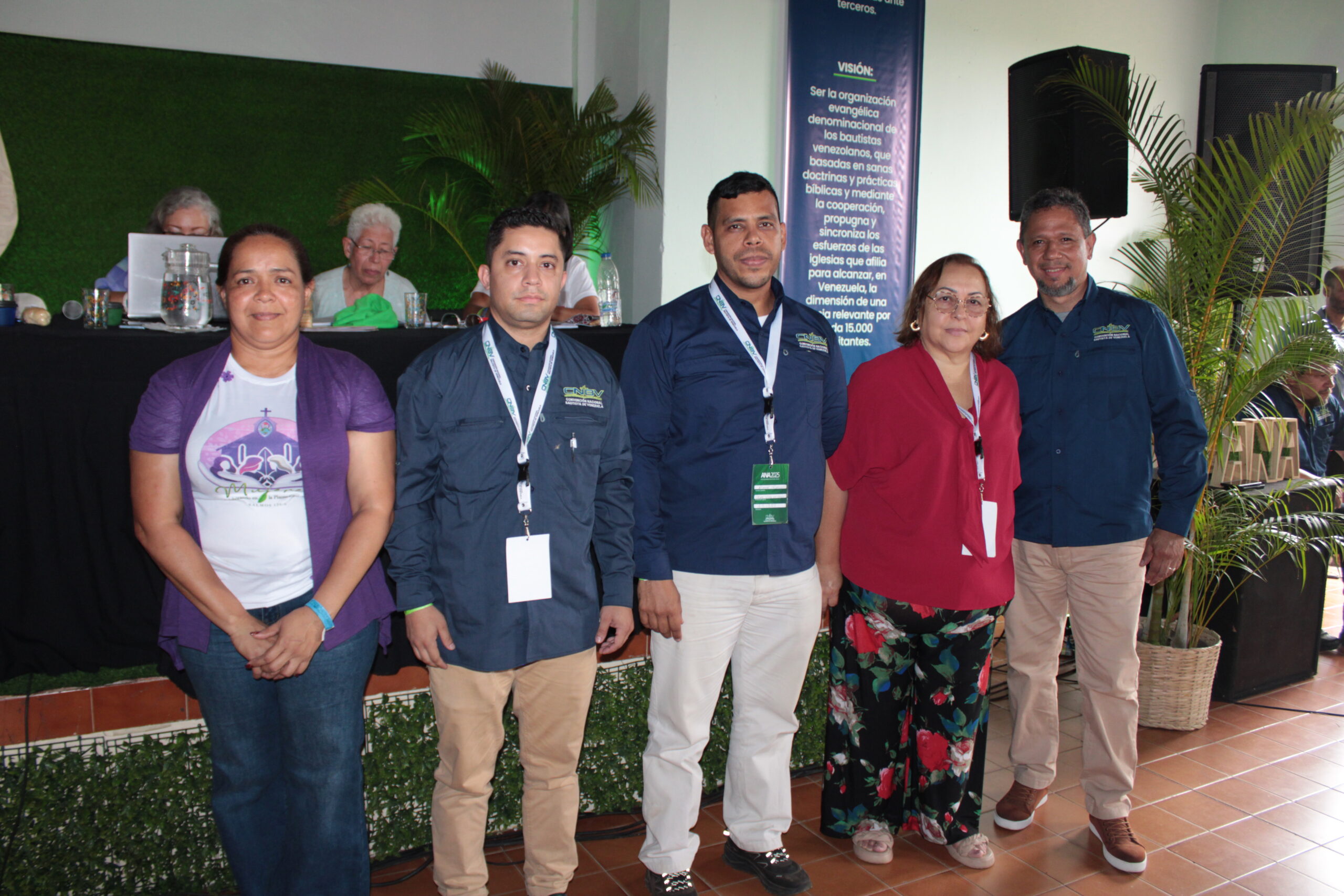 la Asamblea de la Convención Nacional Bautista de Venezuela oficializó la continuidad de Ejecutivos de la CNBV