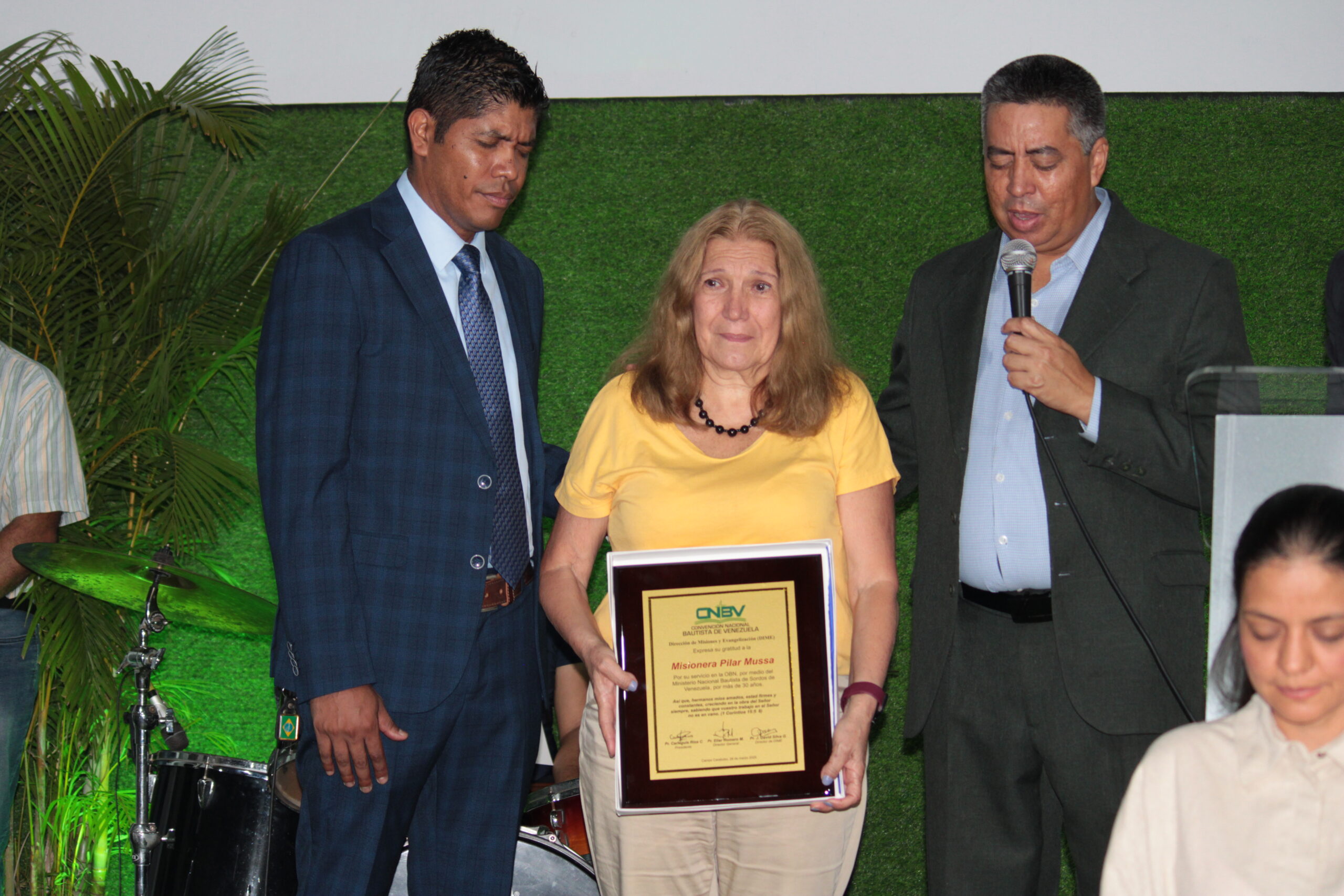 Se ortorga reconocimiento especial a la hermana misionera Pilar Mussa